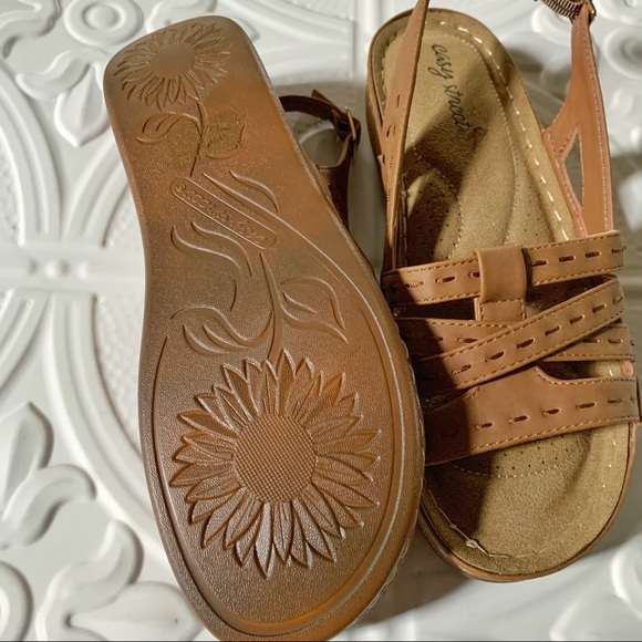 EASY STREET Kehlani Women's Tan Slingback Sandals 9.5 - Picture 6 of 12